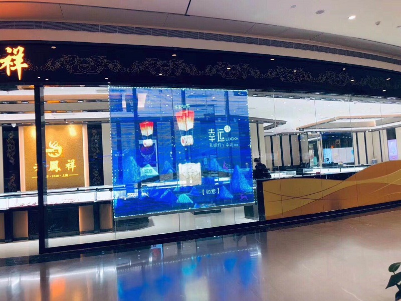 櫥窗透明led顯示屏有哪些功能？